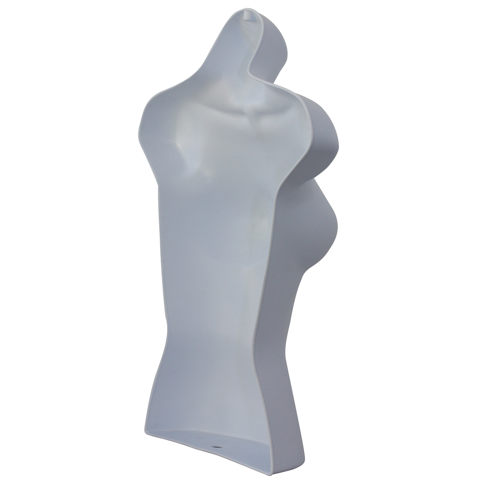 3/4 Hanging FreeStanding Mannequin Female Plastic Body Form White With