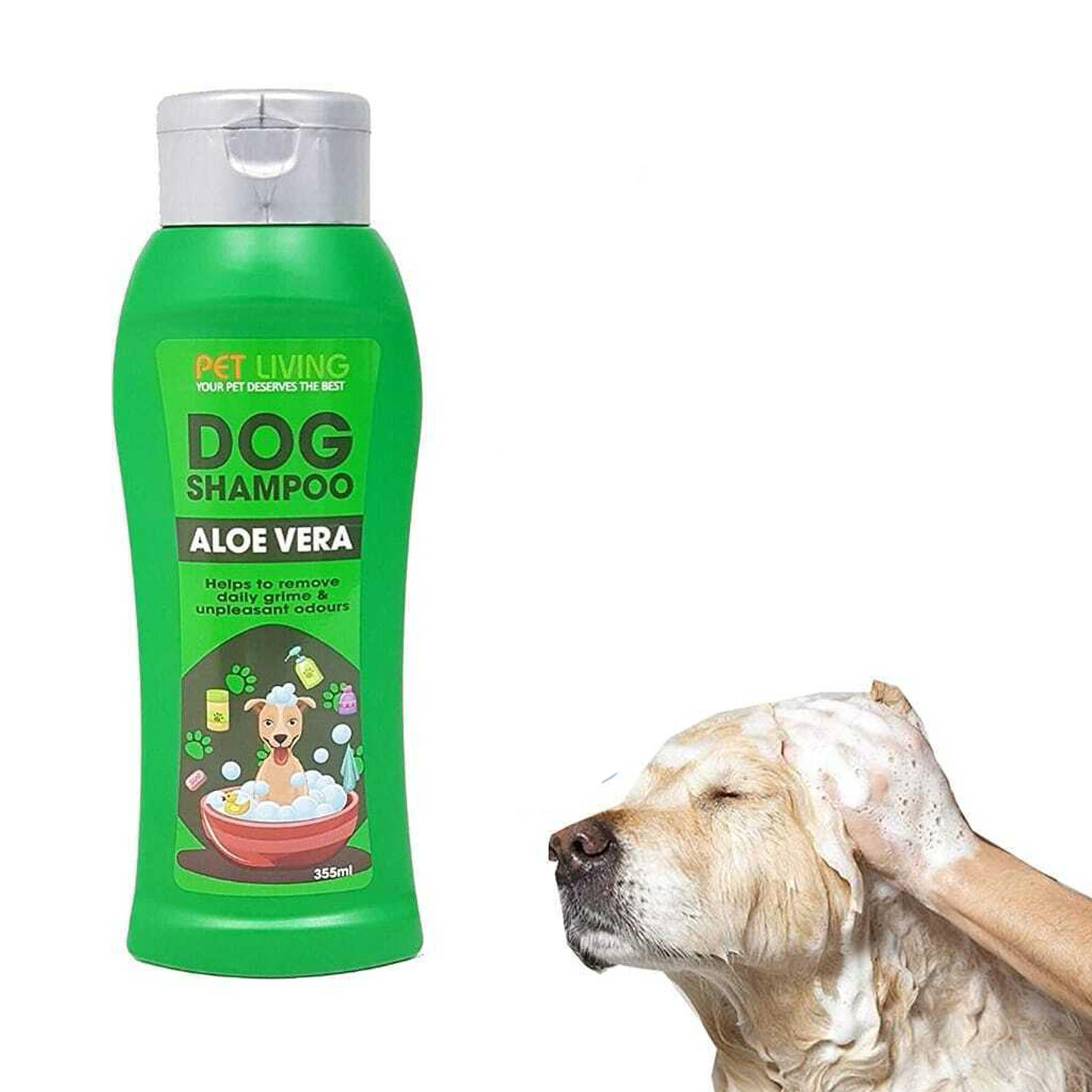 Pet Living Dog Shampoo Aloe Vera